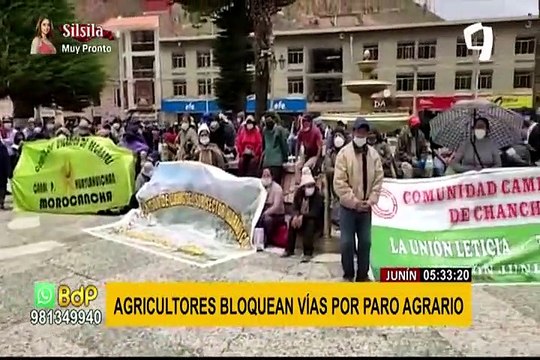 Junín: decenas de camiones, buses y autos varados por paro agrario de 48 horas