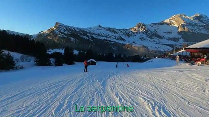 Decente au Grand Bornand - 22 Janvier 2022