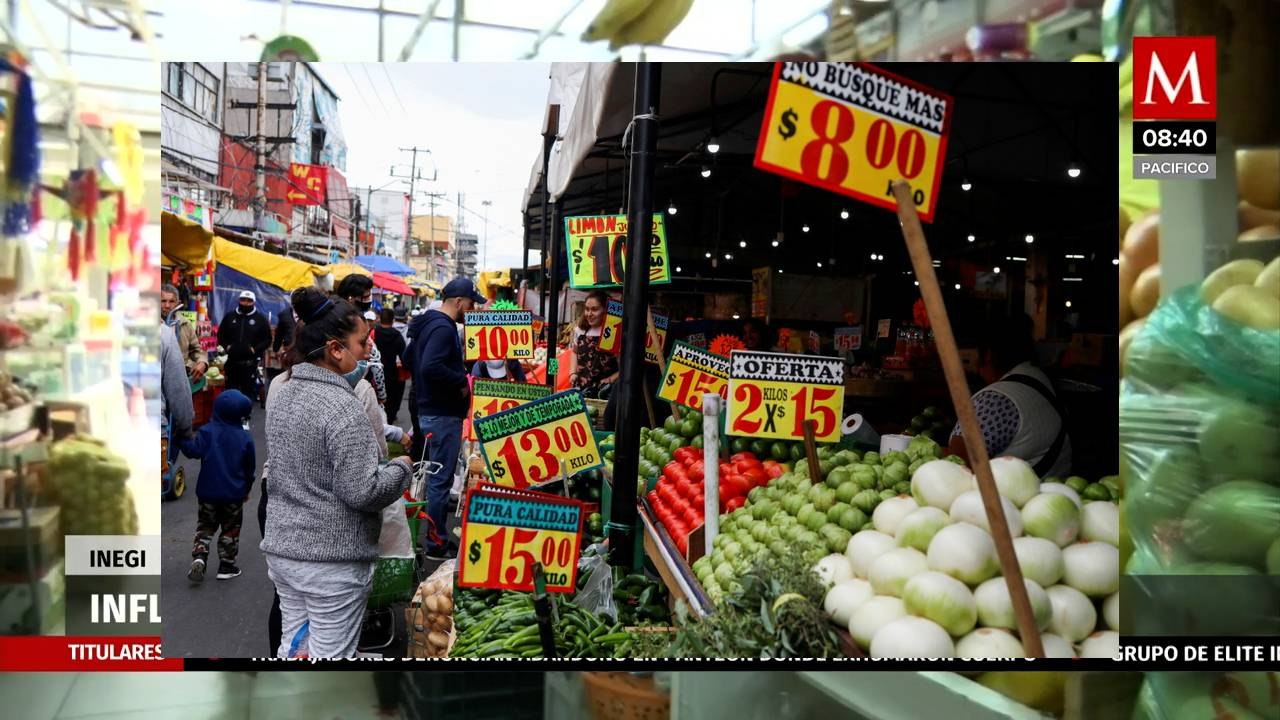 Inflación se mantiene alta en primera quincena de 2022; se ubica en 7.13 porciento