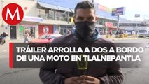 Atropellan a motociclista en Tlalnepantla, Edomex