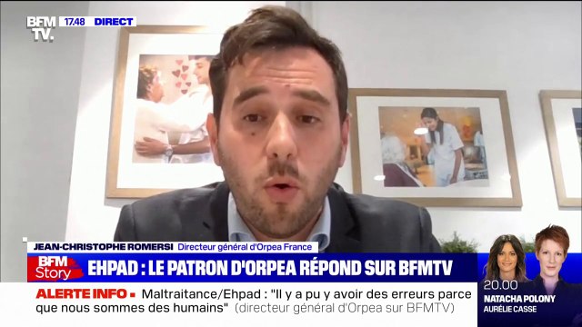 Maltraitance dans des Ehpad: le directeur général d'Orpea affirme qu'il n'y a pas de système organisé