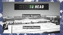 Detroit Pistons vs Denver Nuggets: Moneyline