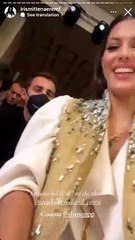 Download Video: Iris Mittenaere au défilé Stéphane Rolland (collection Haute Couture printemps-été) au Palais de Chaillot, à Paris.