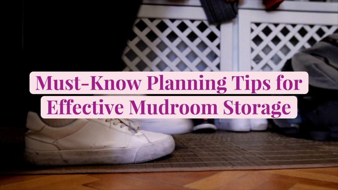 Must-Know Planning Tips for Effective Mudroom Storage