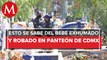 FGJ de CdMx analizó cámaras de seguridad y tumba del bebé hallado muerto en Puebla