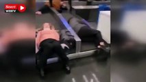 İstanbul Havalimanı'nda yolcular bagaj bandında yattı