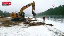 Polonya'nın Belarus sınırına öreceği duvarın inşaatına başlandı