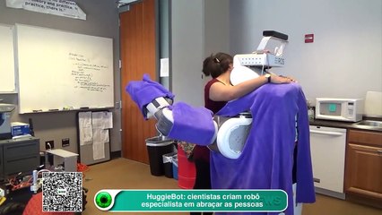 HuggieBot: cientistas criam robô especialista em abraçar as pessoas