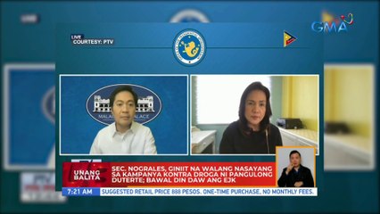 Sec. Nograles, giniit na walang nasayang sa kampanya vs. droga ni PDu30; bawal din daw ang EJK