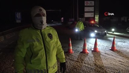 Tokat'ta ulaşıma kar engeli