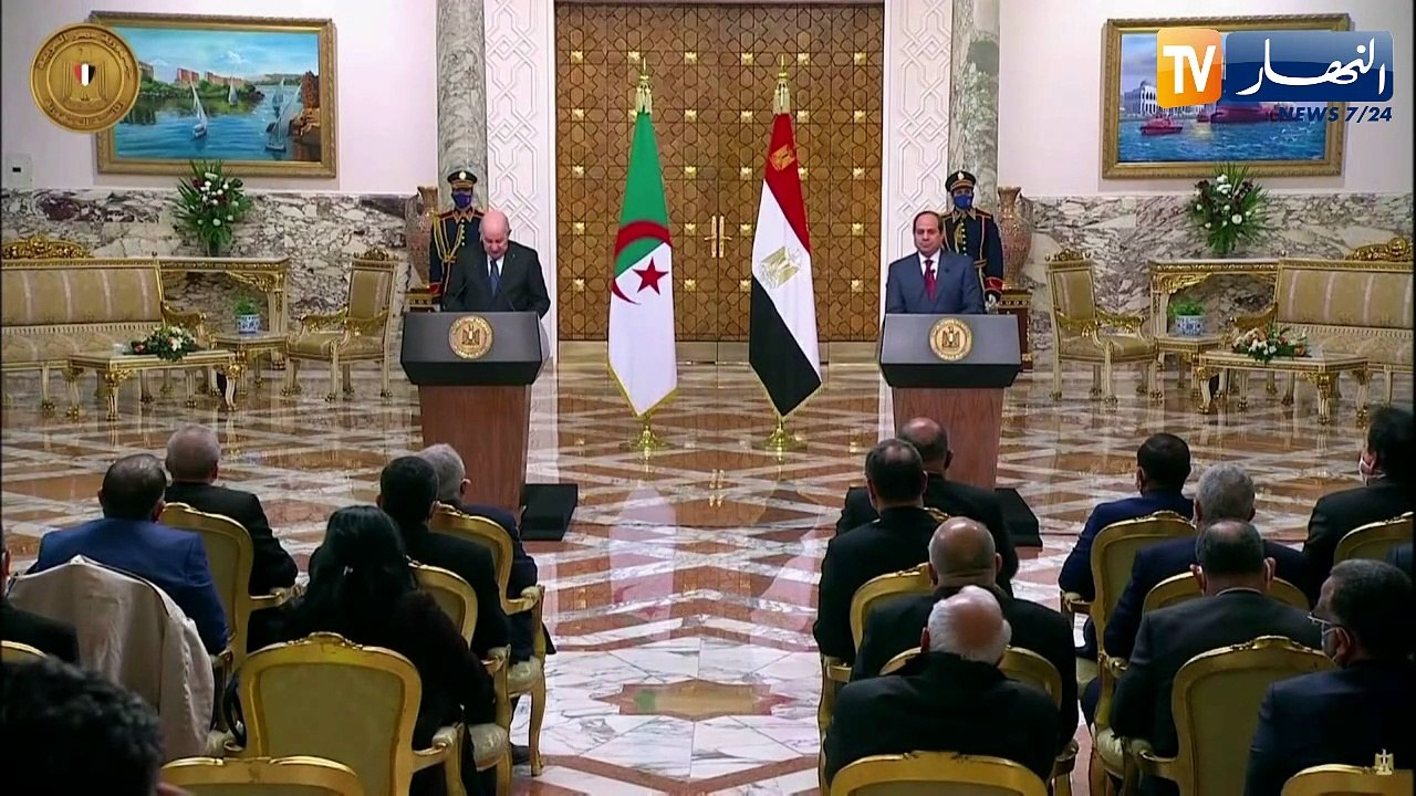 تبون: التوافق التام بين الجزائر ومصر في الرؤى ووجهات النظر
