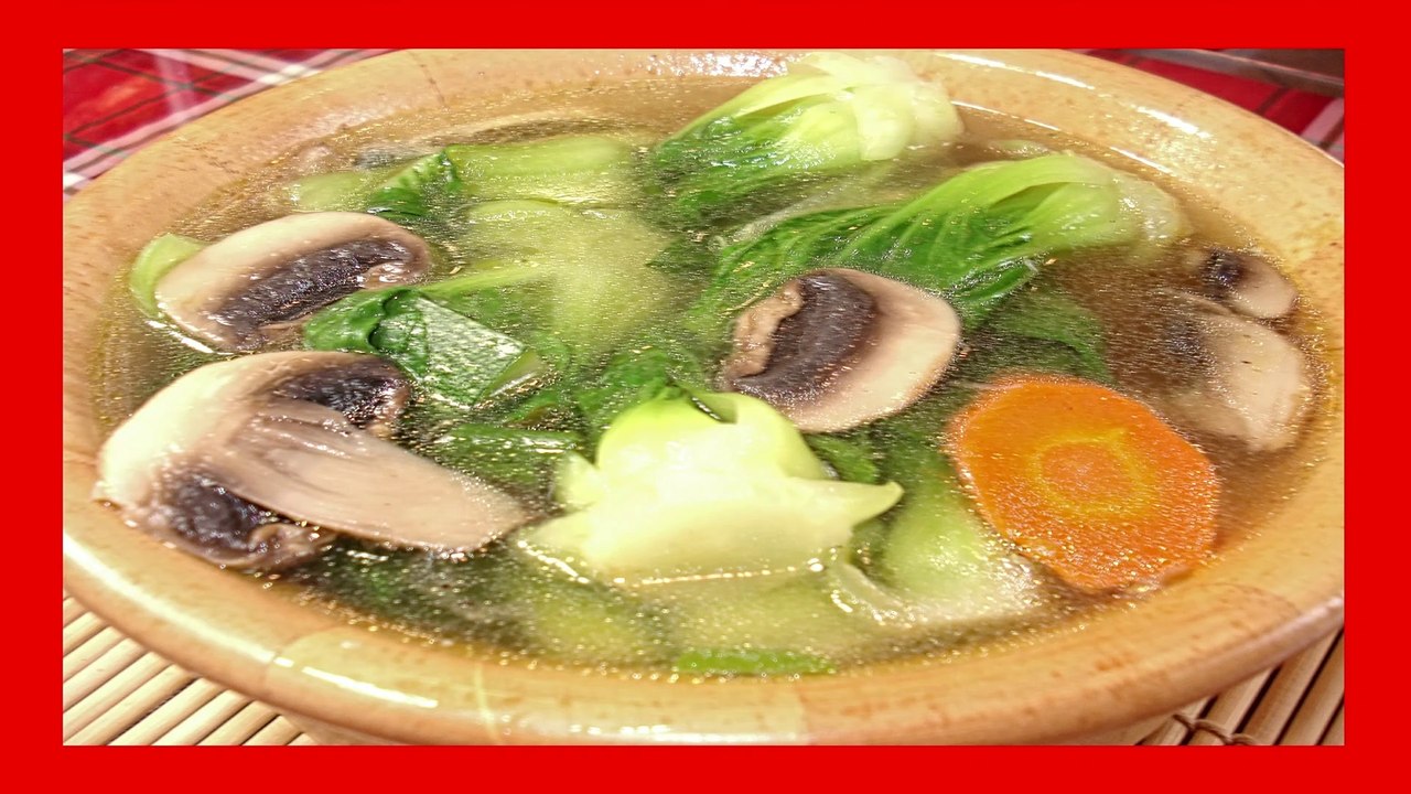 LA MEJOR SOPA ORIENTAL - SOPA PAK CHOI - CONSOME DE POLLO.
