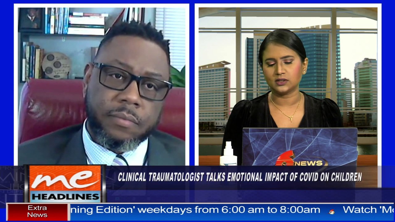 06 CLINICAL TRAUMATOLOGIST TALKS EMOTIONAL IMPACT OF COVID ON CHILDREN - 25TH JAN 2022 TV6 M.E