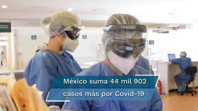 México registra casi 500 muertes y 44 mil 902 casos por Covid-19 en 24 horas