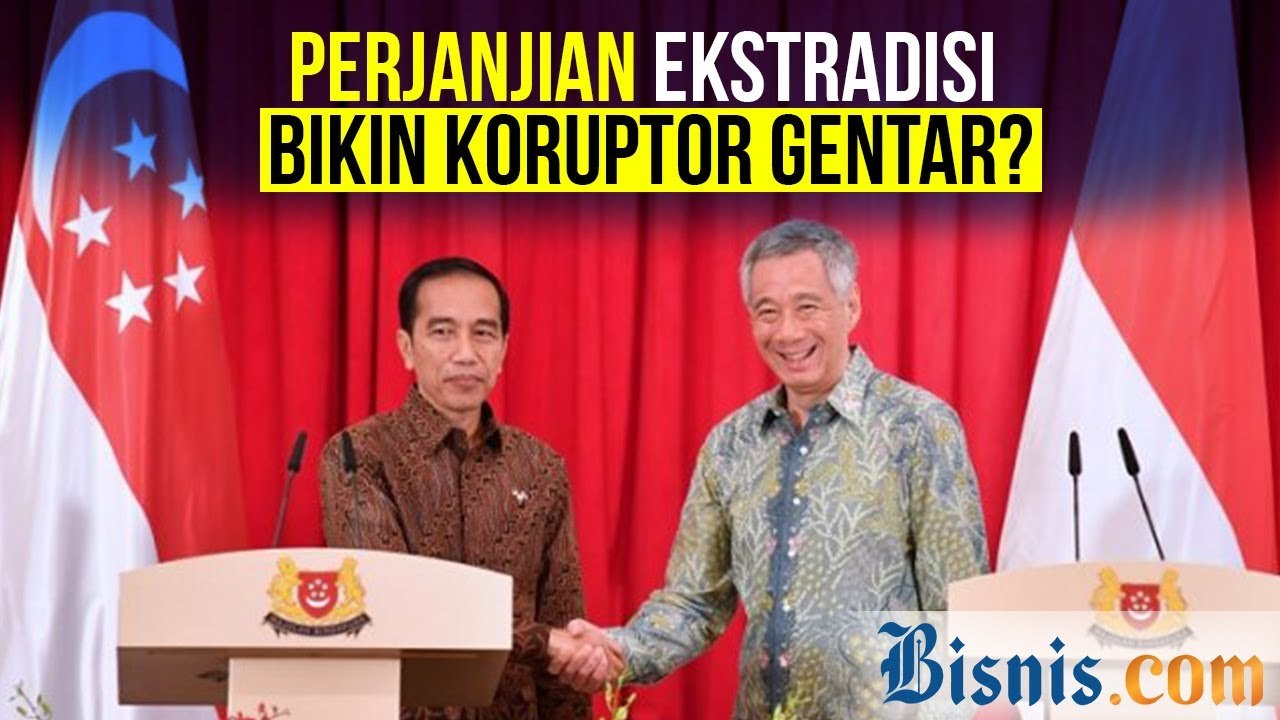 Indonesia - Singapura Teken Perjanjian Ekstradisi, Incar Para Koruptor?