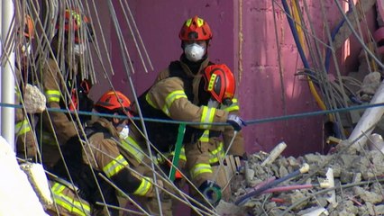 광주 추가 실종자 신체 일부 육안 확인..."접근 어려운 상태" / YTN