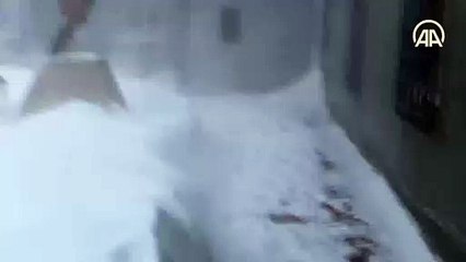 MSB, eksi 39 derecede vatan nöbeti tutan Mehmetçik’in görüntülerini paylaştı