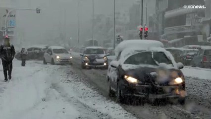 Schnee-Chaos in Griechenland: Schulen und Geschäfte geschlossen