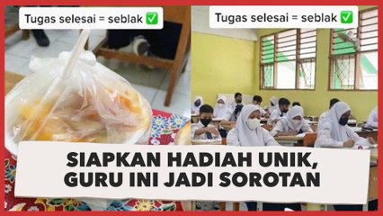 Siapkan Hadiah Unik bagi Murid, Guru Ini Jadi Sorotan