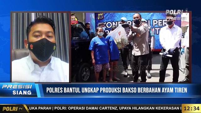 Live Dialog Bersama Kasatreskrim Poles Bantul - AKP Archye Nevadha, Terkait Pabrik Bakso Ayam Tiren berhasil diringkus Polres Bantul