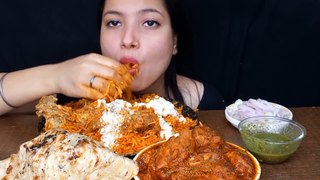 Asmr eats  Handi Chicken Eating Challenge with Biriyani