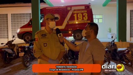 Motociclista fica ferido após cair dentro de galeria de esgoto na cidade de Pombal