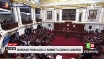 Ancón: Castillo visitó zona afectada tras derrame de petróleo y cuestionó acciones del Congreso