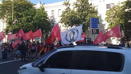 RİO DE JANERİO - Brezilya'da Devlet Başkanı Bolsonaro karşıtı gösteri düzenlendi