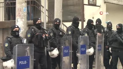 Terör paylaşımlarının ardından DBP il binasına operasyon