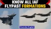 IAF Flypast formations by name| 75 IAF Aircrafts fly: Watch| OneIndia News