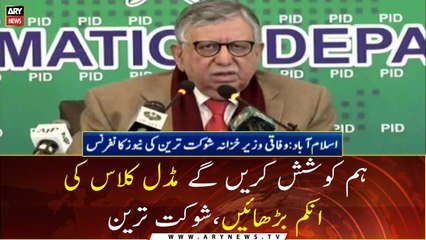 We'll try to increase the income of the middle class: Shaukat Tarin