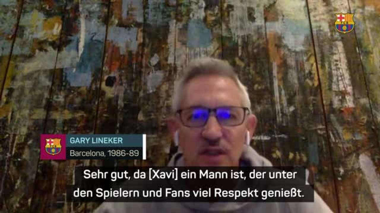 Lineker: “xavi ist die richtige person für barca”