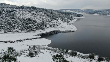 İSTANBUL'UN BARAJLARI BEYAZ ÖRTÜYLE KAPLANDI; KARIN ERİMESİYLE BÜYÜK ARTIŞ BEKLENİYOR