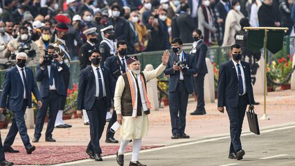 Republic Day: Program ended with Anthem, PM greeted guests