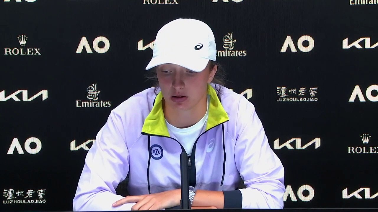 Open d'Australie 2022 - Iga Swiatek in the semis and more than ever a fan of Rafael Nadal : "Rafa is pure class and a legend, he inspires me"