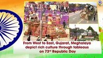 From West to East, Gujarat, Meghalaya depict rich culture through tableaus on 73rd Republic Day