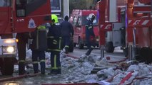 Fuerte explosión en un edificio de 6 plantas en una de las principales arterias de Atenas