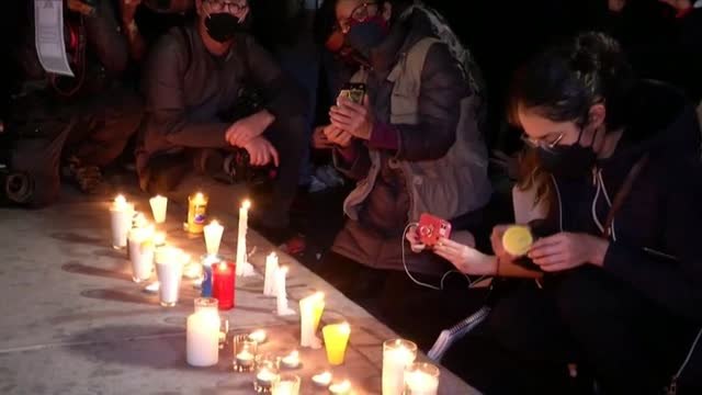 Vigilia por los periodistas asesinados en México