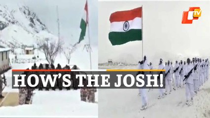 Watch: Republic Day Celebration By ITBP At High Altitudes