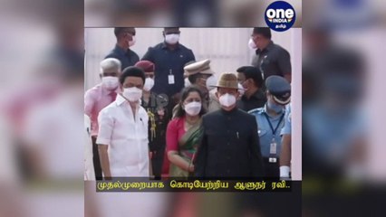 சென்னை: 73வது குடியரசு தின விழா கொண்டாட்டம்…  முதல்முறையாக கொடியேற்றிய ஆளுநர் ரவி!