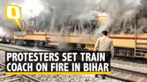 Railway Exam Postponed Amid Protests, Aspirants Set Train on Fire in Bihar