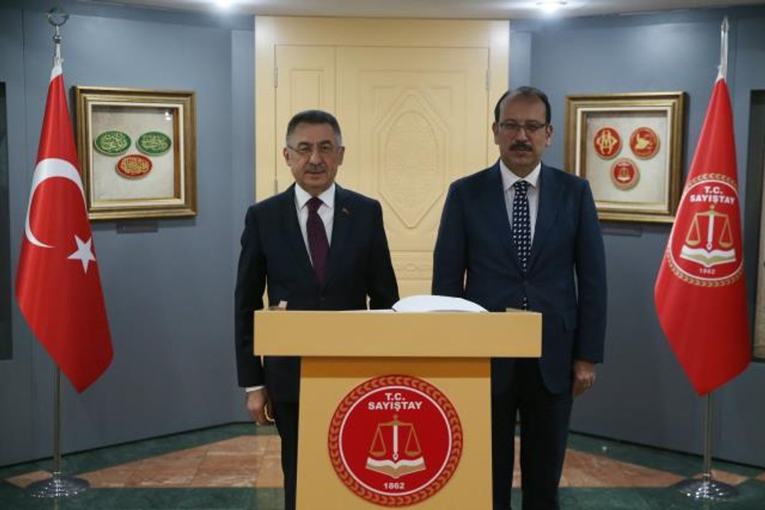 Son dakika haberleri... Cumhurbaşkanı Yardımcısı Oktay, Sayıştay Başkanı Yener'i ziyaret etti