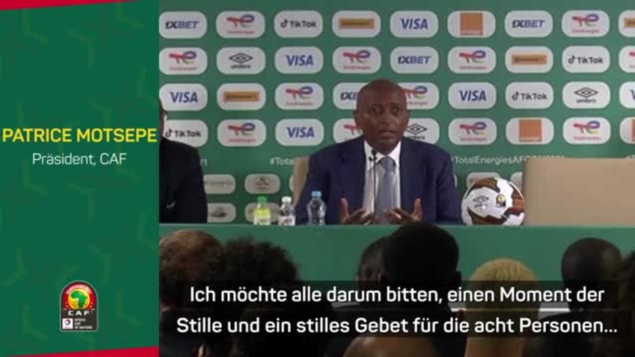 CAF-Boss: Todesfälle 'dürfen nie mehr passieren'