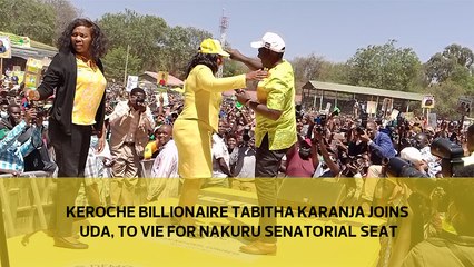 Keroche billionaire Tabitha Karanja joins UDA, to vie for Nakuru senatorial seat