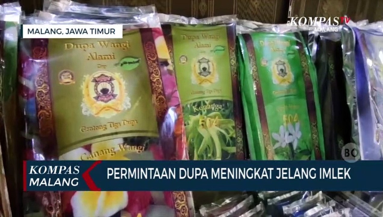 Jelang Imlek Perajin Dupa di Malang Kebanjiran Pesanan