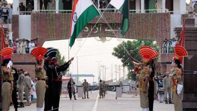 Watch: Beating Retreat Ceremony held at Attari-Wagah border