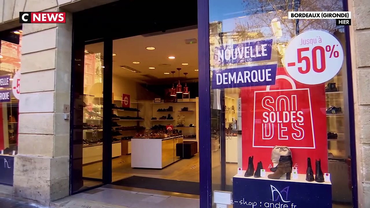 Les soldes d'hiver, plombés notamment par les inquiétudes sur la propagation du Covid-19, connaissent un très mauvais démarrage - VIDEO