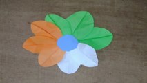 Republic day of India flower crafts/Independence day Crafts 2022