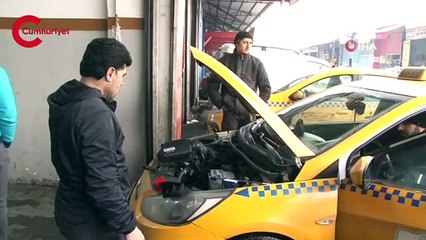 Kaportacılarda kar mesaisi başladı