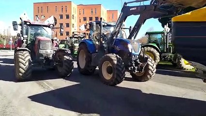 Tractorada en Burgos